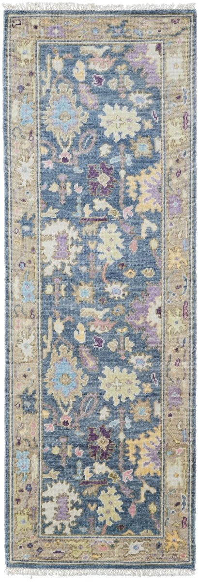 Feizy Karina 6791F Blue/Beige Rug.