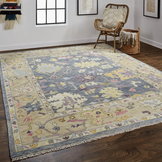 Feizy Karina 6791F Blue/Beige Rug.