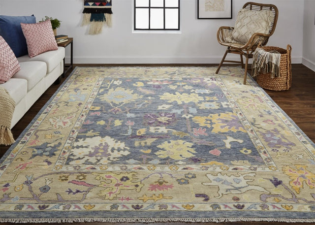 Feizy Karina 6791F Blue/Beige Rug.