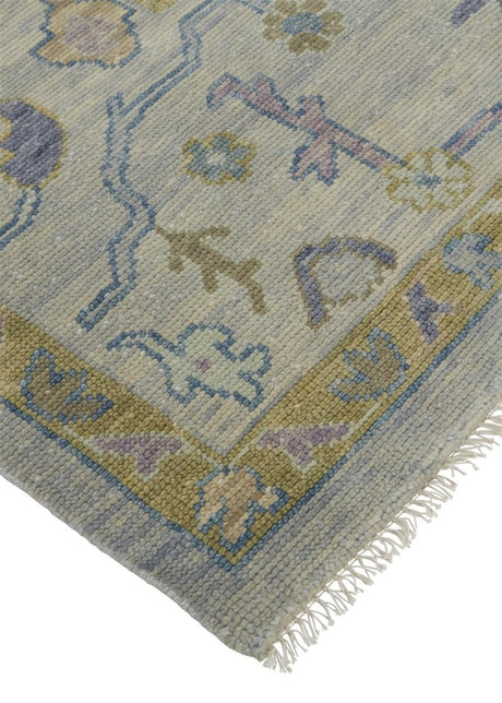 Feizy Karina 6791F Gray/Yellow Rug.