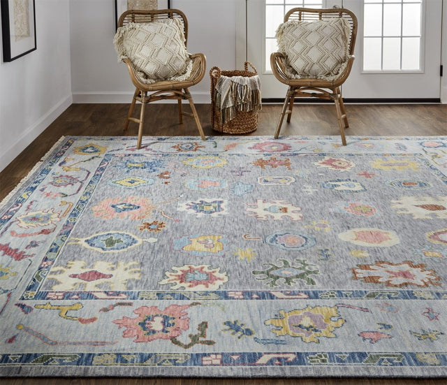 Feizy Karina 6792F Gray/Blue Rug.