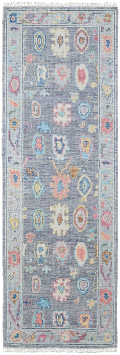 Feizy Karina 6792F Gray/Blue Rug.