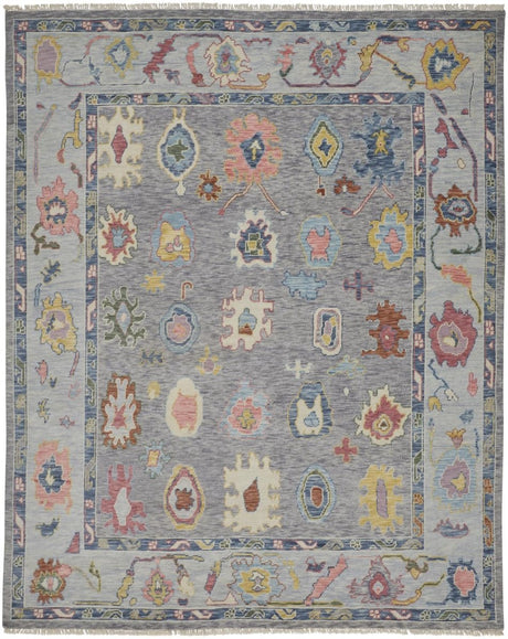 Feizy Karina 6792F Gray/Blue Rug.