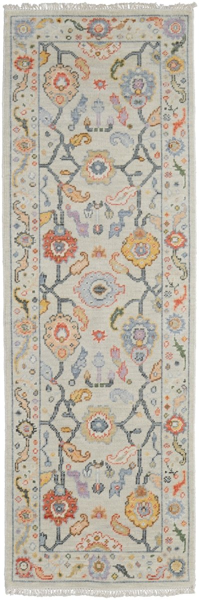 Feizy Karina 6793F Gray/Yellow Rug.