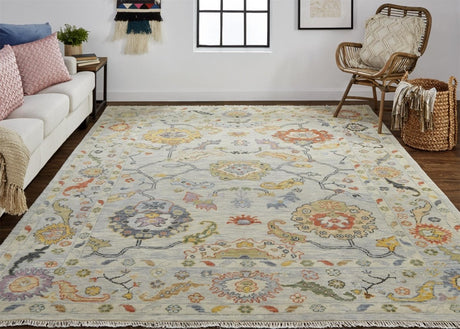 Feizy Karina 6793F Gray/Yellow Rug.