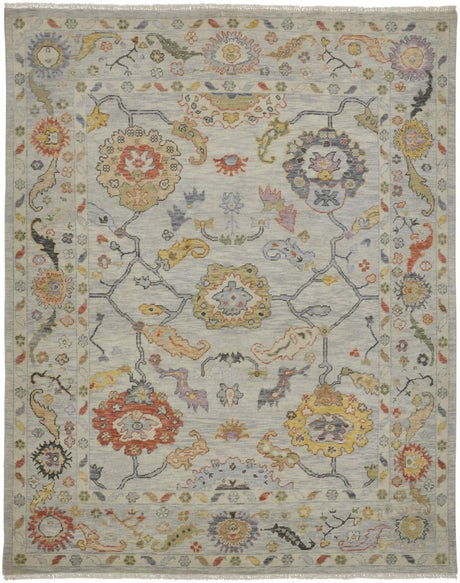 Feizy Karina 6793F Gray/Yellow Rug.