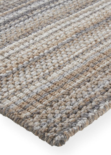 Feizy Keaton 8018F Brown/Gray Rugs.