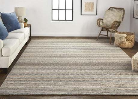 Feizy Keaton 8018F Brown/Gray Rugs.