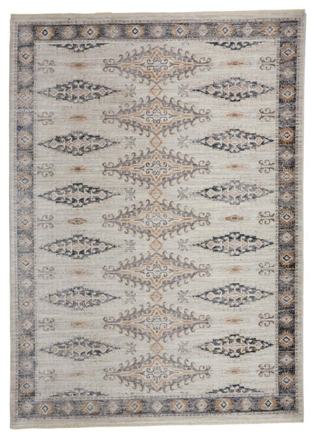 Feizy Kyra 3847F Ivory/Blue Rugs.