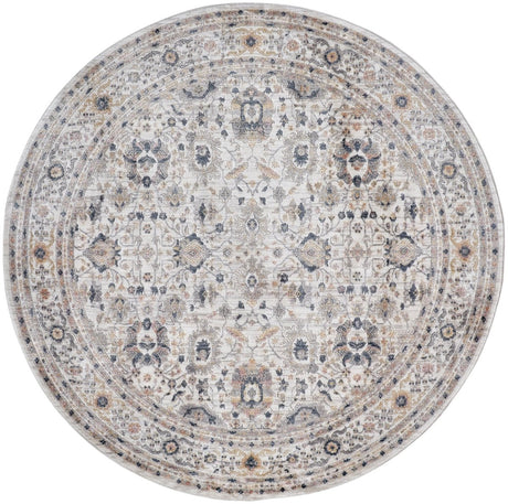 Feizy Kyra 3854F Ivory/Blue Rugs.