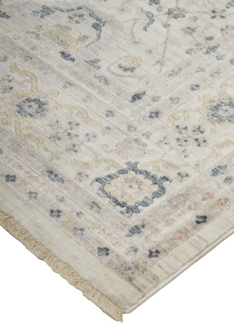 Feizy Kyra 3854F Ivory/Blue Rugs.