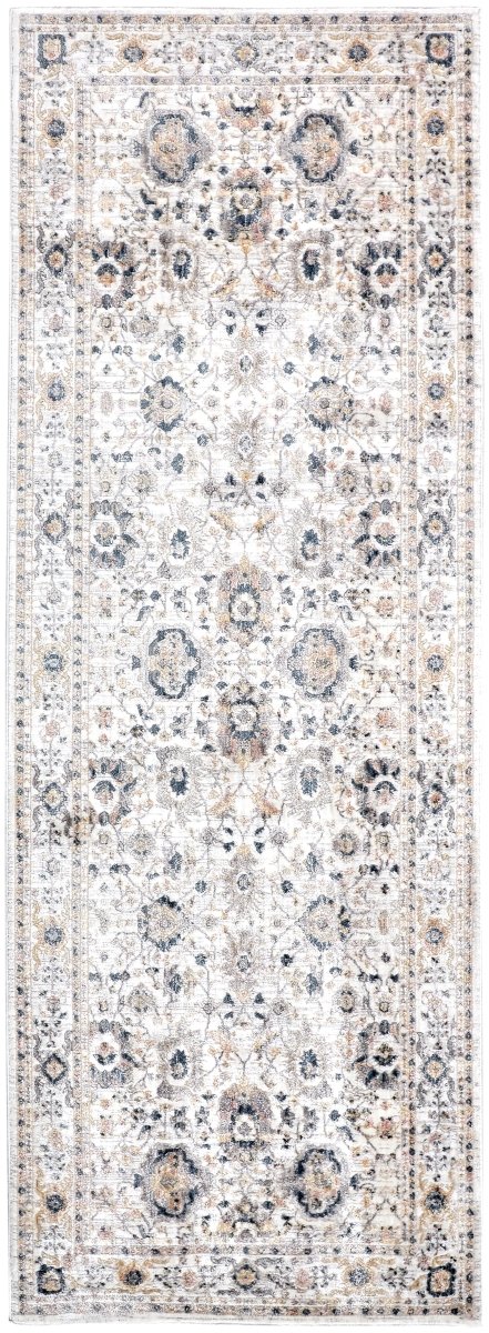 Feizy Kyra 3854F Ivory/Blue Rugs.