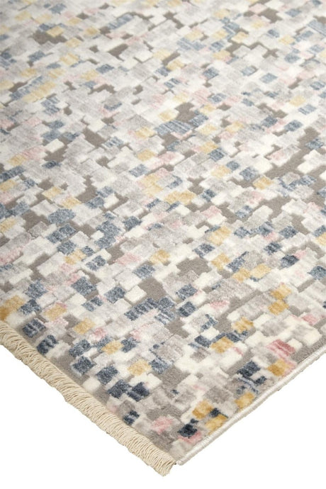 Feizy Kyra 3855F Ivory/Blue Rugs.