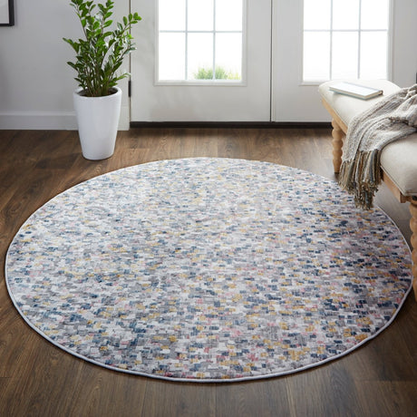 Feizy Kyra 3855F Ivory/Blue Rugs.