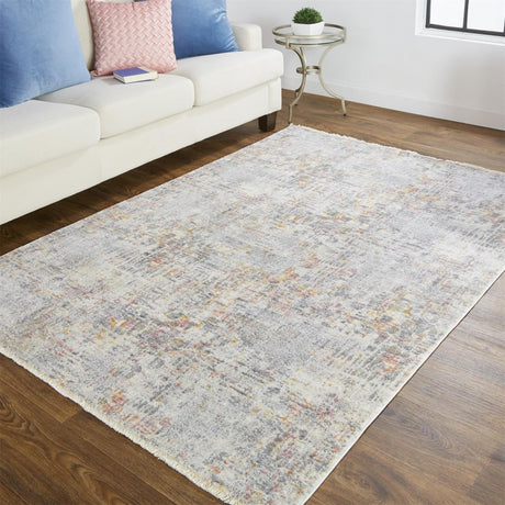 Feizy Kyra 3856F Gray/Gold Rugs.