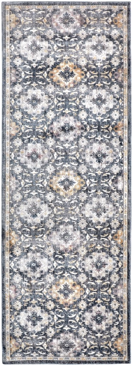 Feizy Kyra 3858F Blue/Gold Rugs.