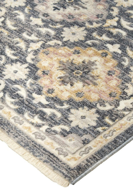 Feizy Kyra 3858F Blue/Gold Rugs.