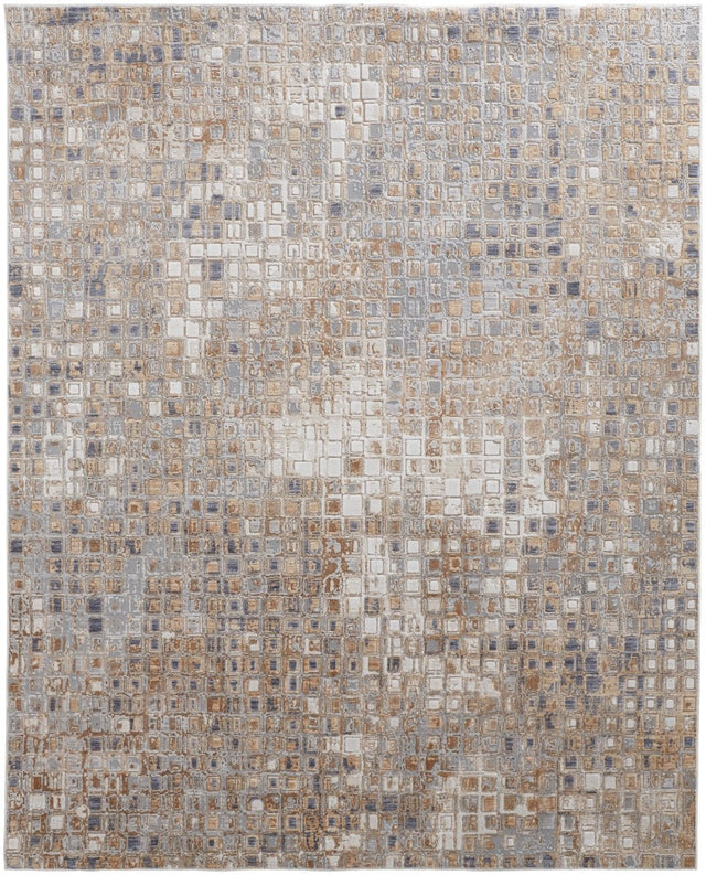 Feizy Laina 39G0F Beige/Gray Rug.