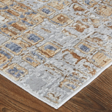 Feizy Laina 39G0F Beige/Gray Rug.