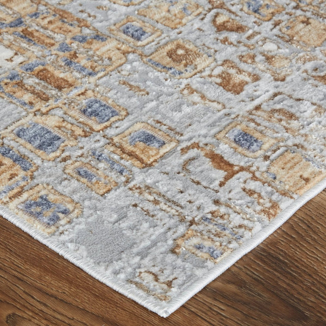 Feizy Laina 39G0F Beige/Gray Rug.