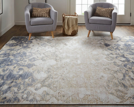 Feizy Laina 39G7F Blue/Beige Rug.