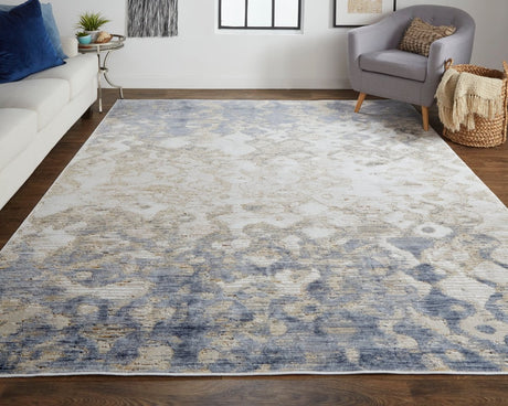 Feizy Laina 39G7F Blue/Beige Rug.