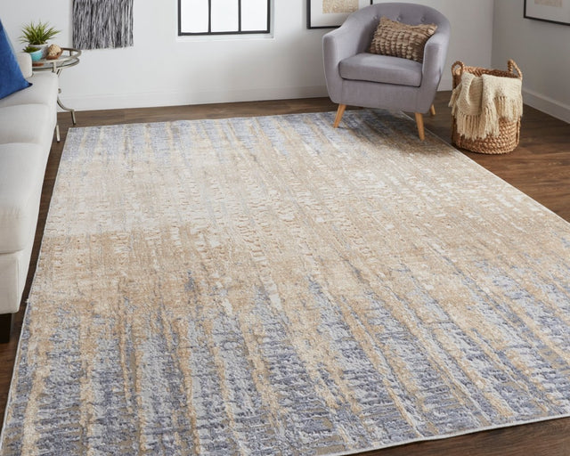 Feizy Laina 39G9F Blue/Beige Rug.