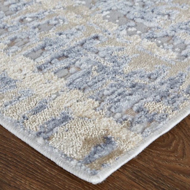 Feizy Laina 39G9F Blue/Beige Rug.