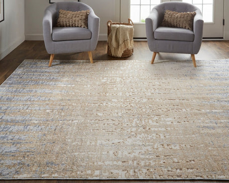 Feizy Laina 39G9F Blue/Beige Rug.