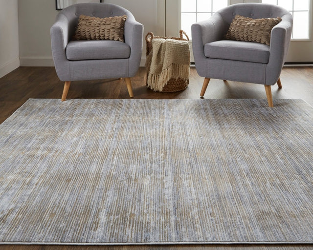 Feizy Laina 39Gaf Beige Rug.