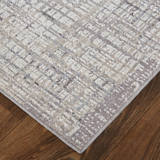 Feizy Lennon 39G4F Gray/Beige Rug.