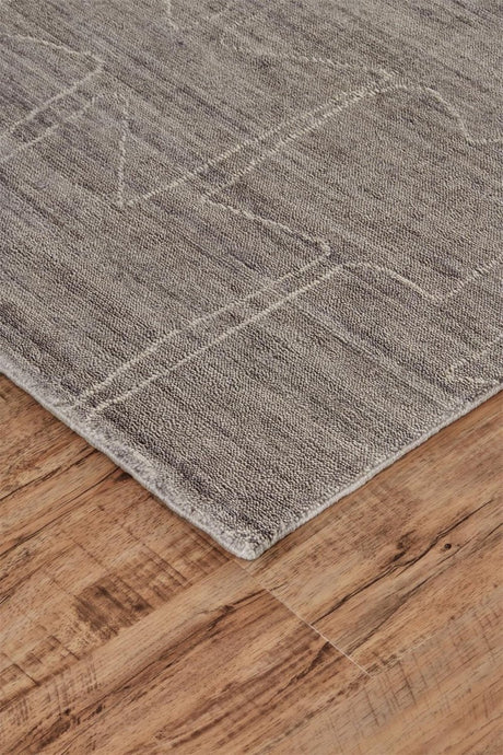 Feizy Lennox 8697F Gray/Ivory Rugs.