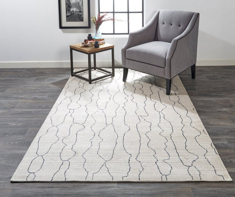 Feizy Lennox 8699F Ivory/Gray Rugs.