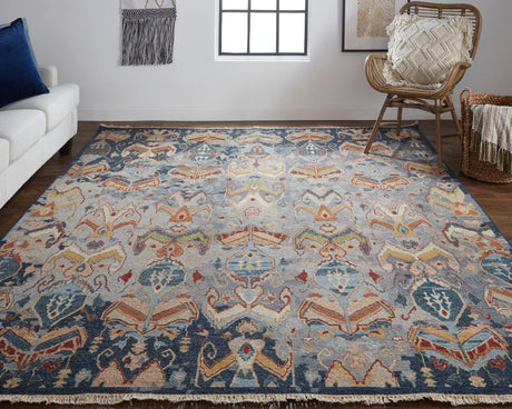 Feizy Leylan Ley0563F Blue/Gray/Tan Rug.