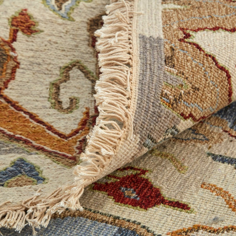 Feizy Leylan Ley0563F Tan/Ivory/Orange Rug.