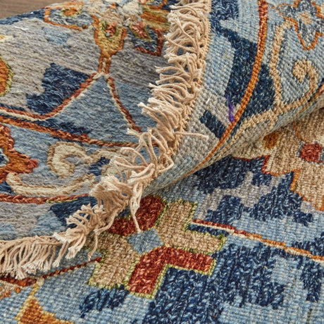 Feizy Leylan Ley0587F Blue/Orange/Red Rug.