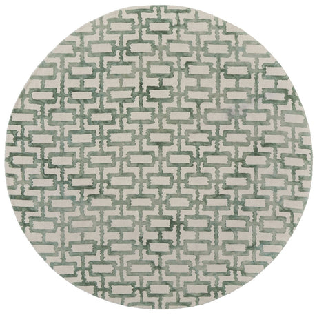 Feizy Lorrain 6108919F Ivory/Green Rug.