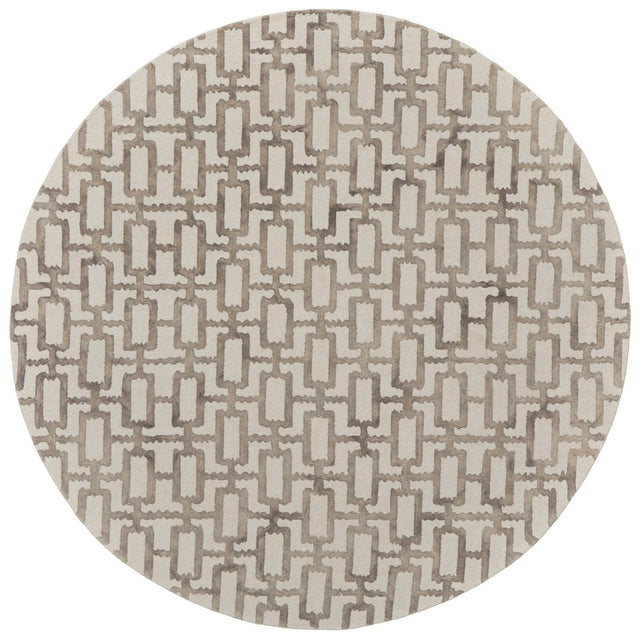 Feizy Lorrain 6108919F Ivory/Taupe Rug.