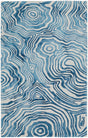 Feizy Lorrain 6108920F Blue/Ivory Rug.