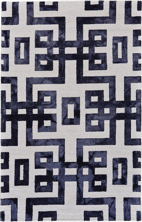 Feizy Lorrain 8568F Black/Ivory Rugs.