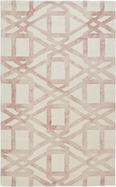 Feizy Lorrain 8571F Pink/Ivory Rugs.