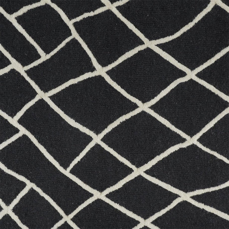 Feizy Lusk I8085 Black/Ivory Rug.