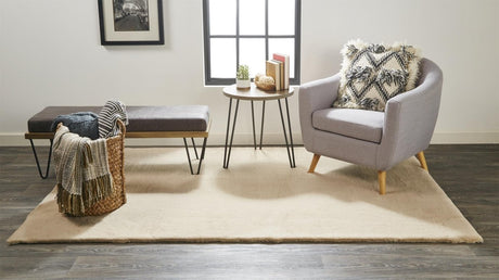 Feizy Luxe Velour 4506F Beige Rugs.