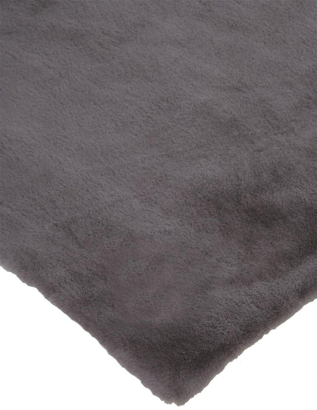 Feizy Luxe Velour 4506F Gray Rugs.