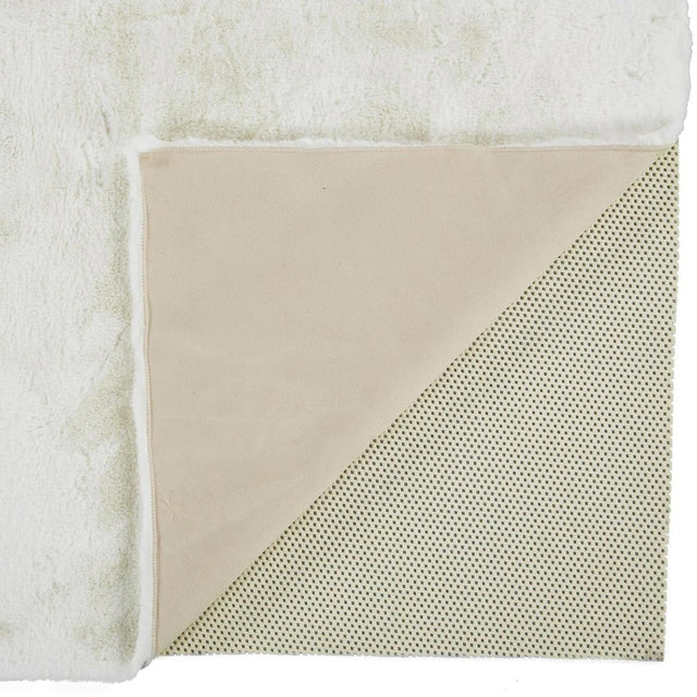 Feizy Luxe Velour 4506F White Rugs.