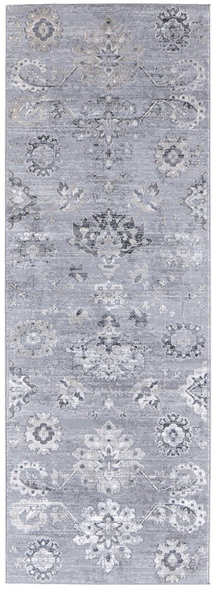 Feizy Macklaine 39Fqf Silver/Beige Rug.