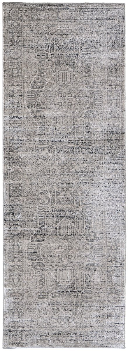 Feizy Macklaine 39Frf Beige/Gray Rug.