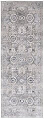 Feizy Macklaine 39Fuf Beige/Silver Rug.