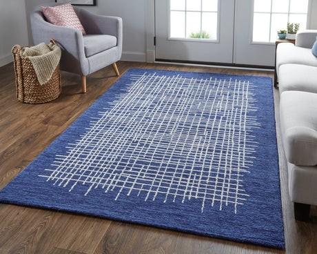 Feizy Maddox 8630F Blue/Ivory Rugs - Feizy - mdx8630fnvy000p00