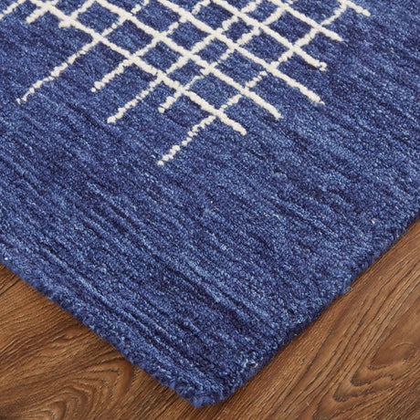 Feizy Maddox 8630F Blue/Ivory Rugs - Feizy - mdx8630fnvy000p00